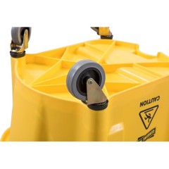 Genuine Joe GJO60466 Splash Guard Mop Bucket and Wringer, 6.5 Gallon Capacity