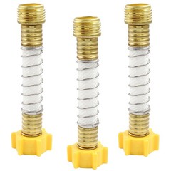 Jiozermi 3 Pcs Flexible Hose 14.5 cm long and in diameter, Yellow