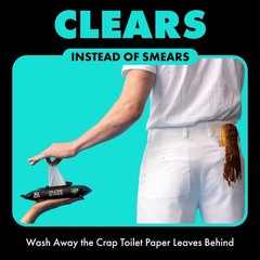 DUDE Wipes Flushable – 3 Pack, 144 Count – 48 (Pack of 3), White