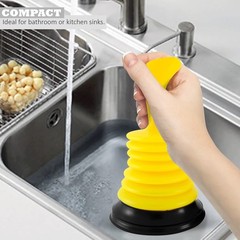 Meadow Lane Small 7″ Sink Plunger – Mini Clog Remover for Kitchen & Bathroom …