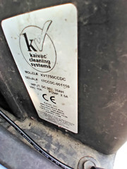 Kaivac Cooler Case Cleaner, Refrigeration Unit Cleaning Machine 1750CCDC ~ WORKS