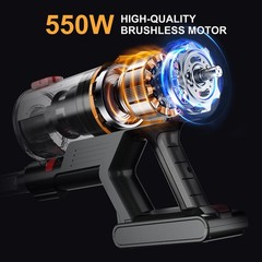 Vcc Cordless Vacuum Cleaner W/Led Display 550W Self-Standing Cordless Stick