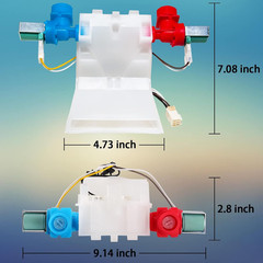 W10144820 Washer Water Inlet Valve Washing Machine Replacement Part…