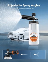 AstroAI Foam Cannon for 1 Liter, Orange Label, Without Nozzles