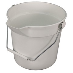 Impact 5510 10.63″ Dia 10 qt Polypropylene Deluxe Heavy-Duty Bucket – Gray New