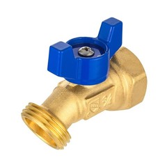EFIELD 1/4-Turn Outdoor Spigot, Sillcock Hose Bibb Valve 3/4″×3/4″（P1）, Brass