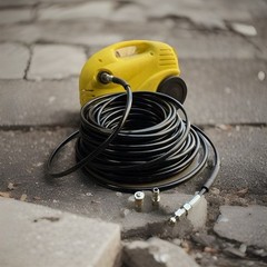 100ft Sewer Jetter Pressure Washer 5800PSI Hose Kit Clean Plumbing Drain Pipe
