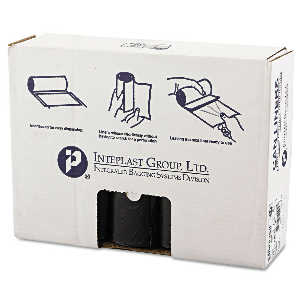 Inteplast Group S404816K 45 gal 16 microns Can Liner (25 Bg/Rl, 10 Rl/Ct) New