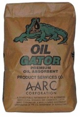 Oil Absorbent Granular Powder, Made from Recycled Cotton Seed, 30 Lb Bag
