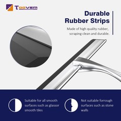 Toovem A Family Of Manufacturers Toovem 14 Inch Shower Squeegee For Glass Doors