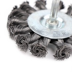 Wire Brush Wheel Cup Brush Set 3pcs,Wire Brush for Drill Coarse Carbon Steel