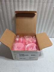 12 Pack Deodorizing Urinal Blocks Pink Cherry Scent 4oz