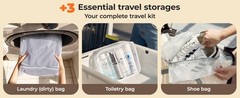 Rechargeable Wireless Pump Travel Storage Bags Set, Portable Space Saver Bags