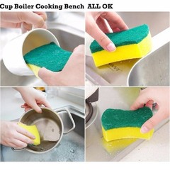 Kitchen Cleaning Sponge,Eco Non-scratch for 24 Count (Pack of 1), 24pcs