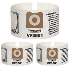 SpaceTent 3 Pack VF3501 Replacement Bags for Rigid 3-4.5 Gallon Wet/Dry 3PK