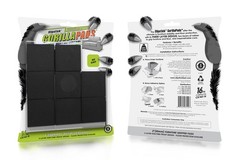 GorillaPads Non Slip Furniture Pads/Floor Gripping 2″ Square 16 Pack, Black