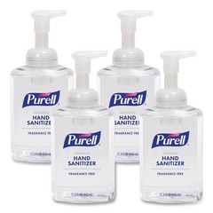 PURELL 500904CT 515 mL Pump Bottle Hand Sanitizer Foam – Fragrance-Free 4/CT New