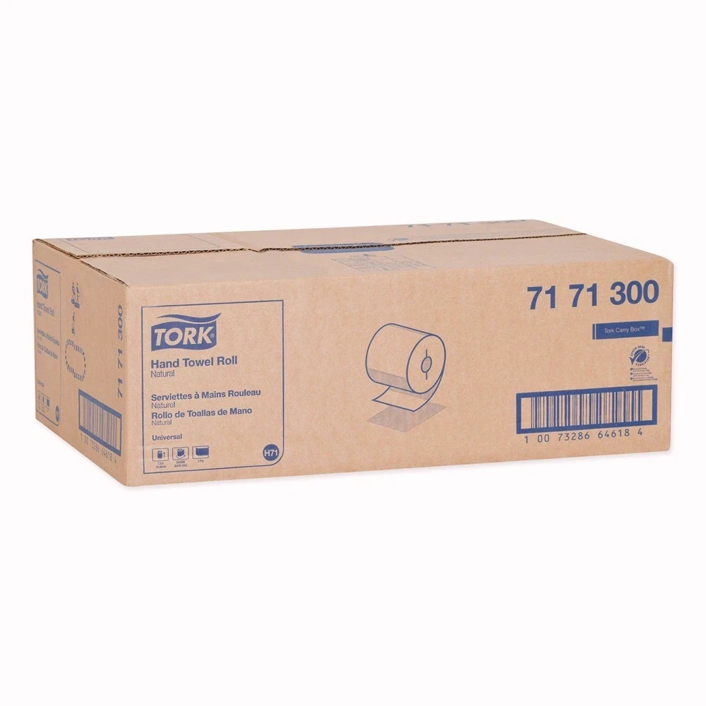 Tork 7171300 7.5 in. x 800 ft. Hand Towel Roll – Natural (6 Rolls/Carton) New