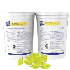 990651 Easy Paks All Purpose Cleaner & Deodorizer, Water Soluble Paks Make Effer