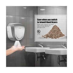 JETWELL UL Approved Power Commercial Hand Dryer with HEPA Filter High Speed A…