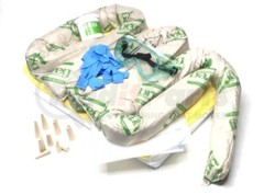 Breg Environmental Mixed Fluids Vinyl Zipper Bag Kit Vehicle Spill Kit BMVZK-L