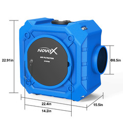 Industrial Air Scrubber 3 Stage w/ HEPA Filtration 500 CFM 110V