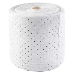 Condor 35Zr39 Sorbent Roll, 16 Gal, 15 In X 150 Ft, Harsh Chemicals, White,