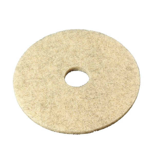 3M Natural Blend Tan Burnish Pads 3500, 20″ (Case of 5) New Damaged Box