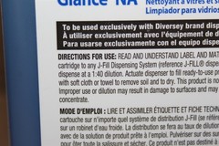 Diversey Glance NA Glass & Multi-Surface Cleaner for J-Fill, Refill, 2.5L