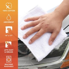 Arkwright Tt60 Terry Cloth Towels For Cleaning pack Of 60 100 Cotton Washable