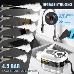 Haosidsn Powerful 2500W Handheld Steam Cleaner15S Heat-Up High-Pressure Steam