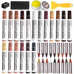 SEISSO Furniture Repair Kit, 18 Colors Touch Up Markers and 18+18, 18