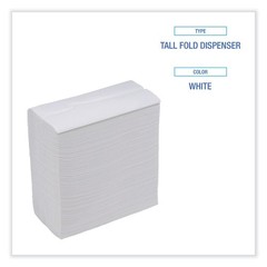 Boardwalk 8302W 12″ x 7″ Tallfold White Dispenser Napkin (500/Pk, 20 Pk/Ct) New