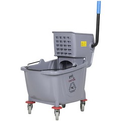 Industrial Lavex Janitorial Grey 36 Quart Mop Bucket & Wringer Combo with $bonus