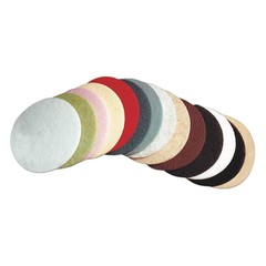ABILITY ONE 7910-01-513-2251 Stripping Pad,20 in Dia,Brown,PK5 31UE60