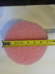 Floor Pads 7” Diameter Pink Max UHS W/NCH 5 Qty, Open Box, Free Shipping