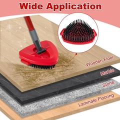 Upgrade Scrub Brush Compatible with O Cedar EasyWring 1 Tank, 1 Pack, Red