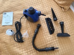 Klona EM-307 Handheld Steam Cleaner w/ Hose, Attachments & User Manual