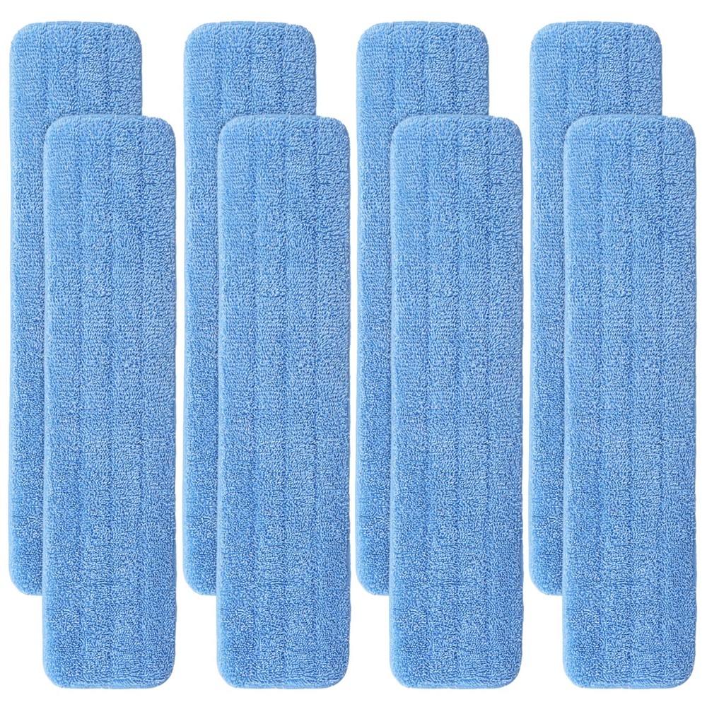 Replacement Microfiber Pad for Rubbermaid 24 Inch-8pack, 24inch-8pack