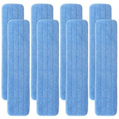 Replacement Microfiber Pad for Rubbermaid 24 Inch-8pack, 24inch-8pack