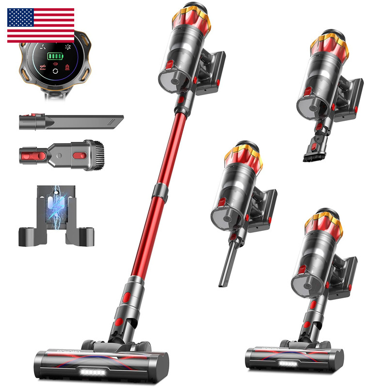 Mohomo Cordless Vacuum Cleaner 650W/55Kpa 70Mins Vacuum Cleaners For Home