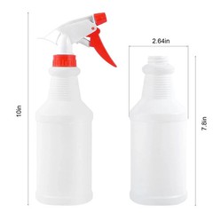 2 Pack 16 Oz Spray Bottles,Adjustable Empty Bottle for clear