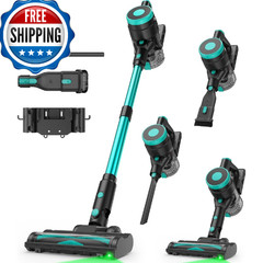 Zefiro 450W Cordless Vacuum Cleaner45Mins Runtime Vacuum Cleaners For Home