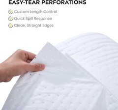 Spill Ready Oil Absorbent Pads Roll 30″ x 300′ -Heavyweight Absorbs Upto 80 gal.