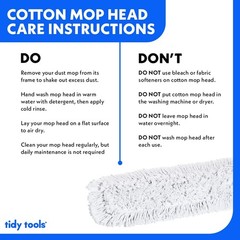 Commercial Dust Mop & Floor Sweeper, 36 in. Dust Mop for Hardwood Floors, Cot…
