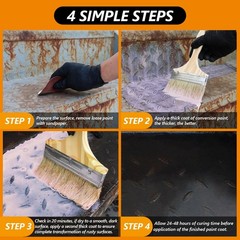 Rust Converter Metal Primer Ultra, Effective Professional Grade Water (1 Gallon)