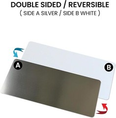 5seconds Double Sided Bathroom Hand Dryer Wall Splash Guard Aluminum Wall Guard