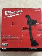 Milwaukee 5321-DE Breaker Dust Extraction Attachment – NEW IN BOX!