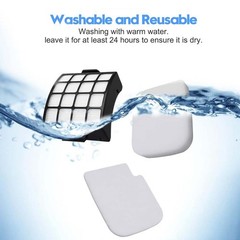 Suitable for shark Stratos AZ3002 AZ3000 including 2 filters and 4 felt filters
