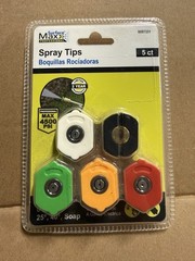 Surface Maxx Professional Spray Tips 5ct Pressure Washer Nozzle 4500 PSI 0.25in